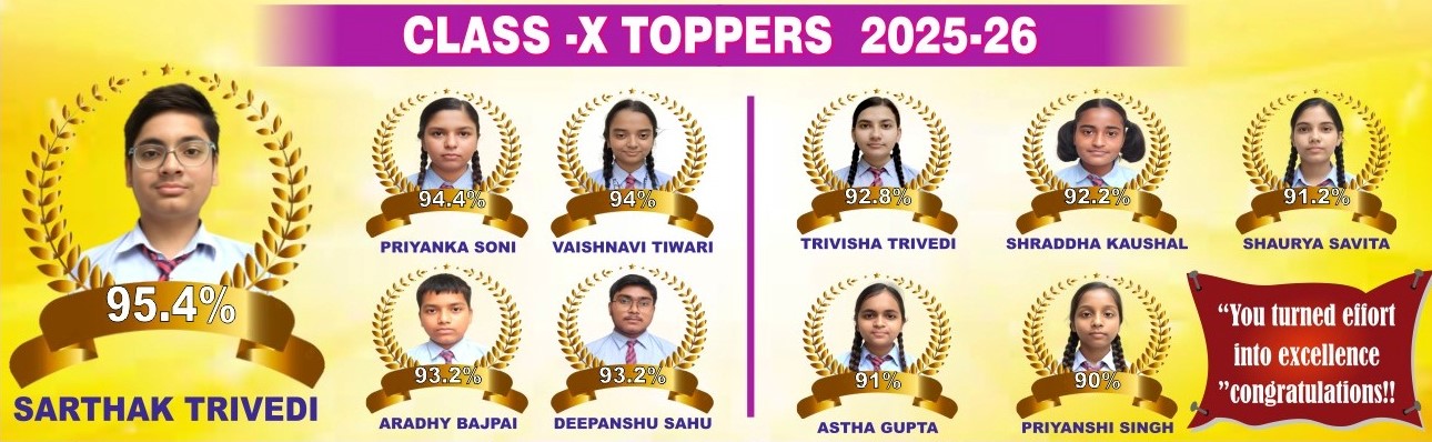 Class 10 Top 3 Students